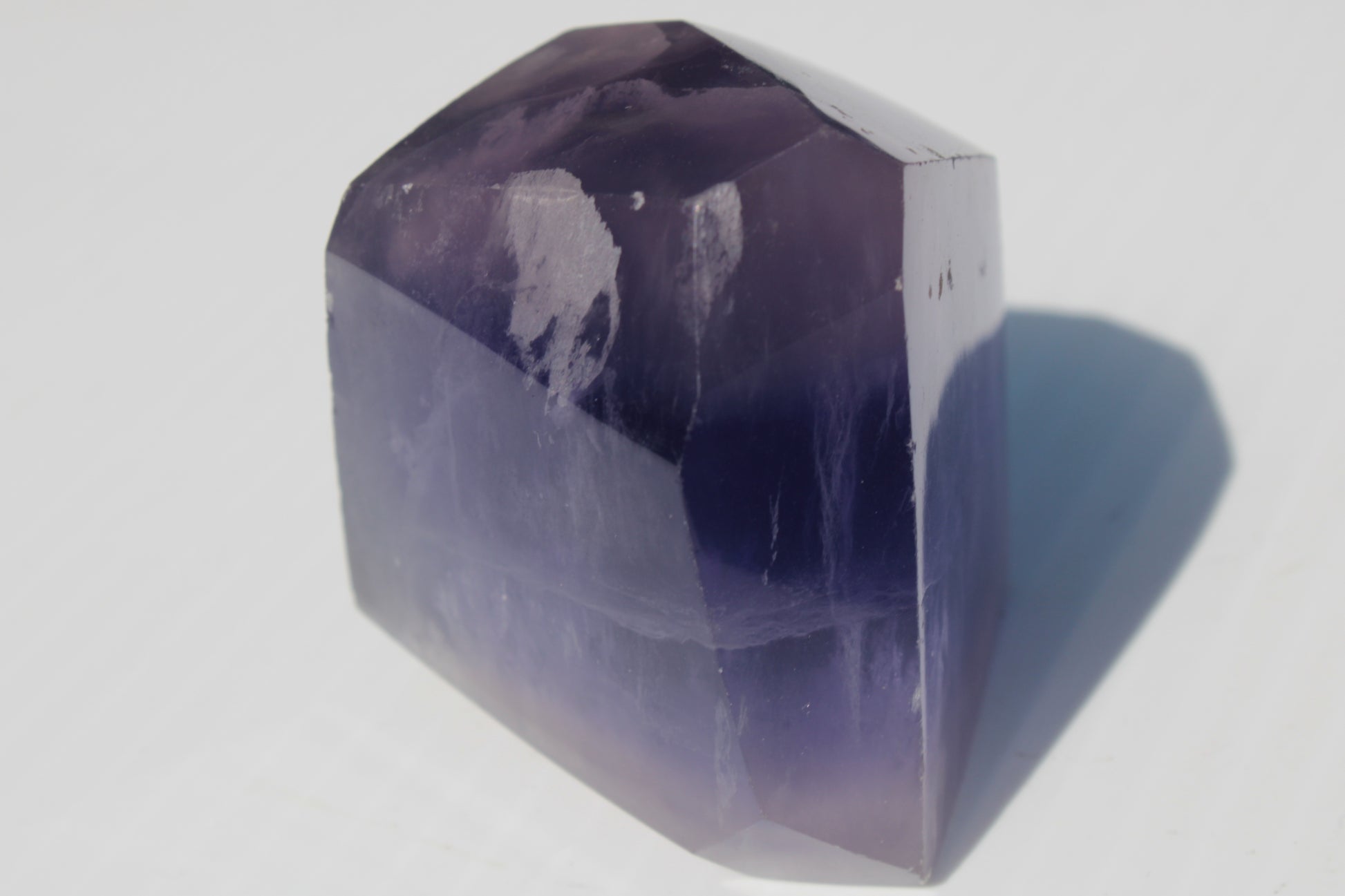 Purple Fluorite polygon 201g Rocks and Things