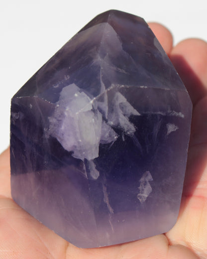 Purple Fluorite polygon 201g Rocks and Things