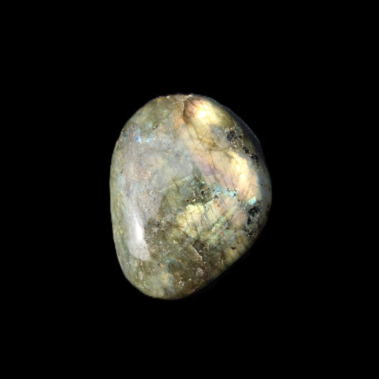 Labradorite palmstone 34g in sunlight - Rocks and Things Store