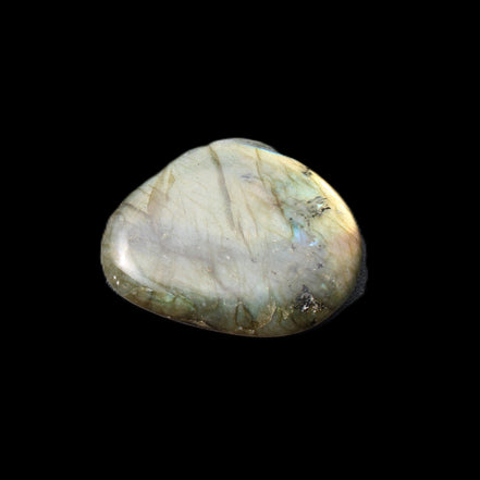 Labradorite palmstone 34g in sunlight - Rocks and Things Store