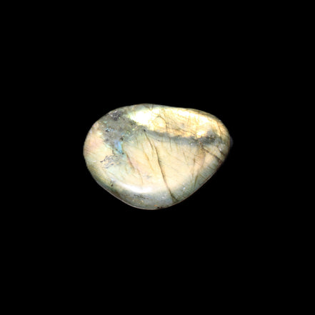 Labradorite palmstone 34g in sunlight - Rocks and Things Store