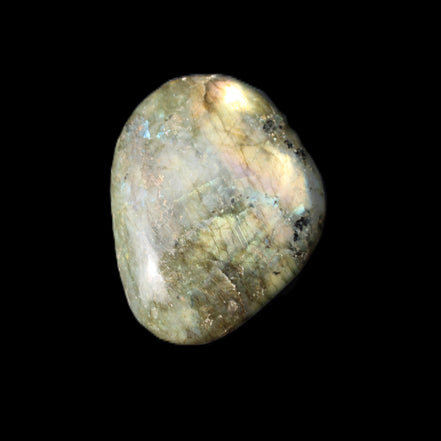 Labradorite palmstone 34g in sunlight - Rocks and Things Store
