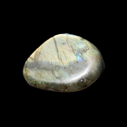 Labradorite palmstone 34g in sunlight - Rocks and Things Store