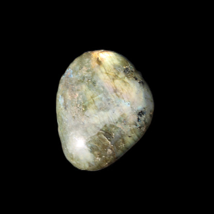 Labradorite palmstone 34g in sunlight - Rocks and Things Store