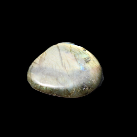 Labradorite palmstone 34g in sunlight - Rocks and Things Store