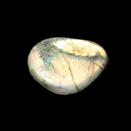 Labradorite palmstone 34g in sunlight - Rocks and Things Store
