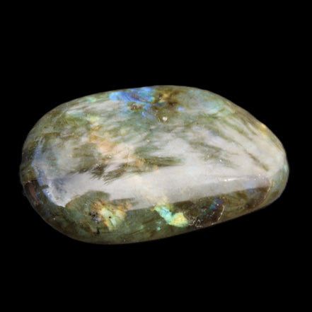 Labradorite palmstone 28g in sunlight - Rocks and Things Store