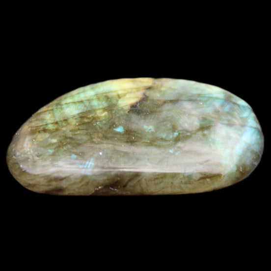 Labradorite palmstone 28g in sunlight - Rocks and Things Store