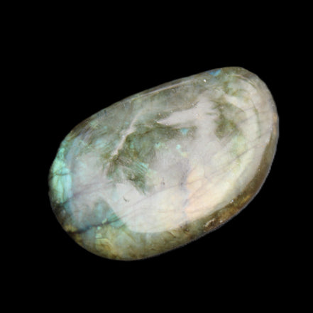 Labradorite palmstone 28g in sunlight - Rocks and Things Store