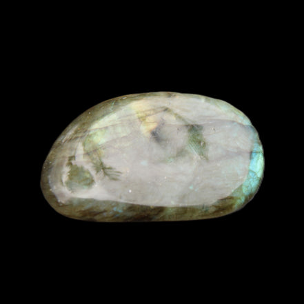 Labradorite palmstone 28g in sunlight - Rocks and Things Store
