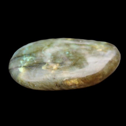 Labradorite palmstone 28g in sunlight - Rocks and Things Store