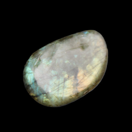 Labradorite palmstone 28g in sunlight - Rocks and Things Store