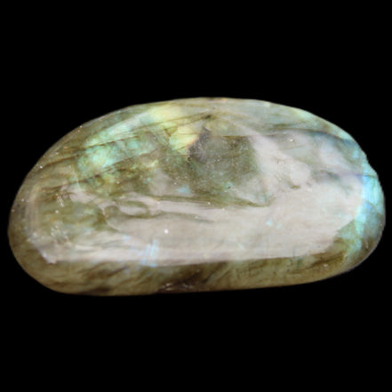 Labradorite palmstone 28g in sunlight - Rocks and Things Store