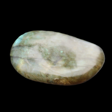 Labradorite palmstone 28g in sunlight - Rocks and Things Store
