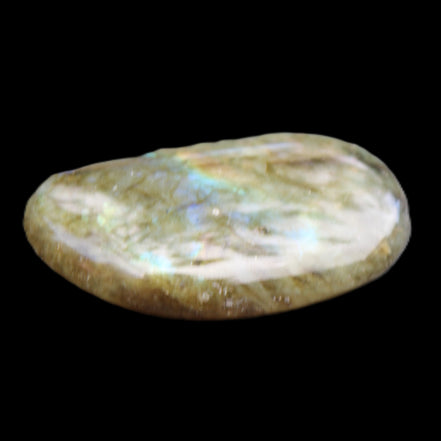 Labradorite palmstone 28g in sunlight - Rocks and Things Store