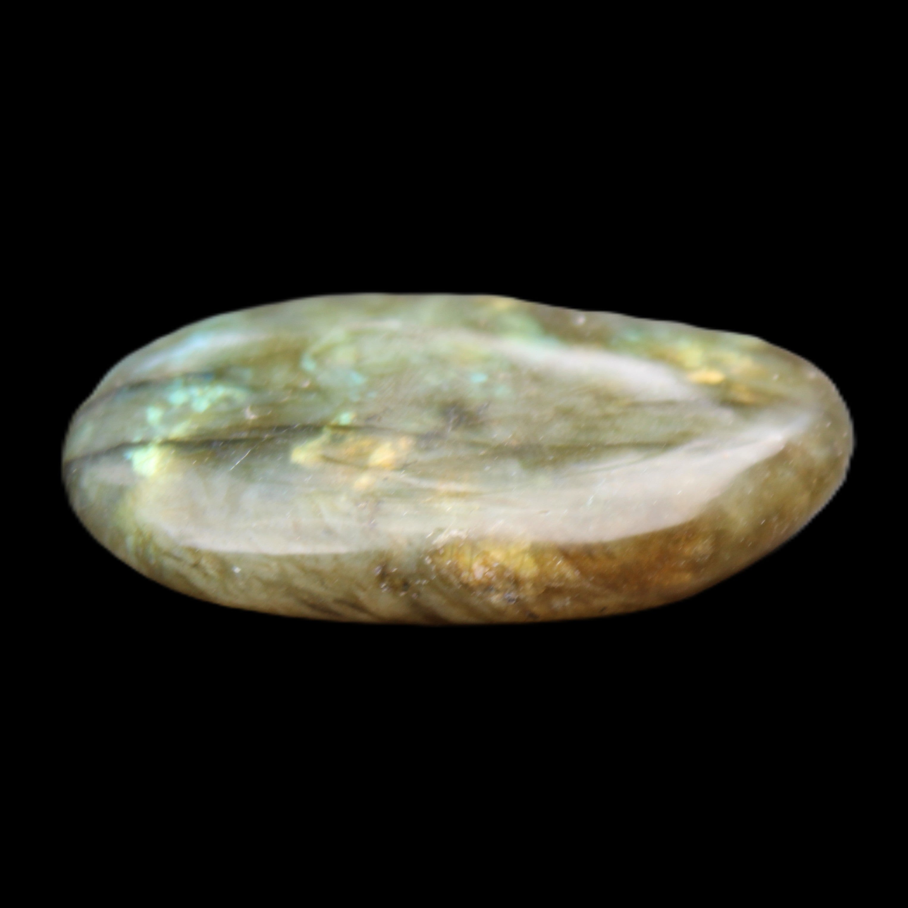 Labradorite palmstone 28g in sunlight - Rocks and Things Store