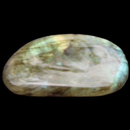 Labradorite palmstone 28g in sunlight - Rocks and Things Store