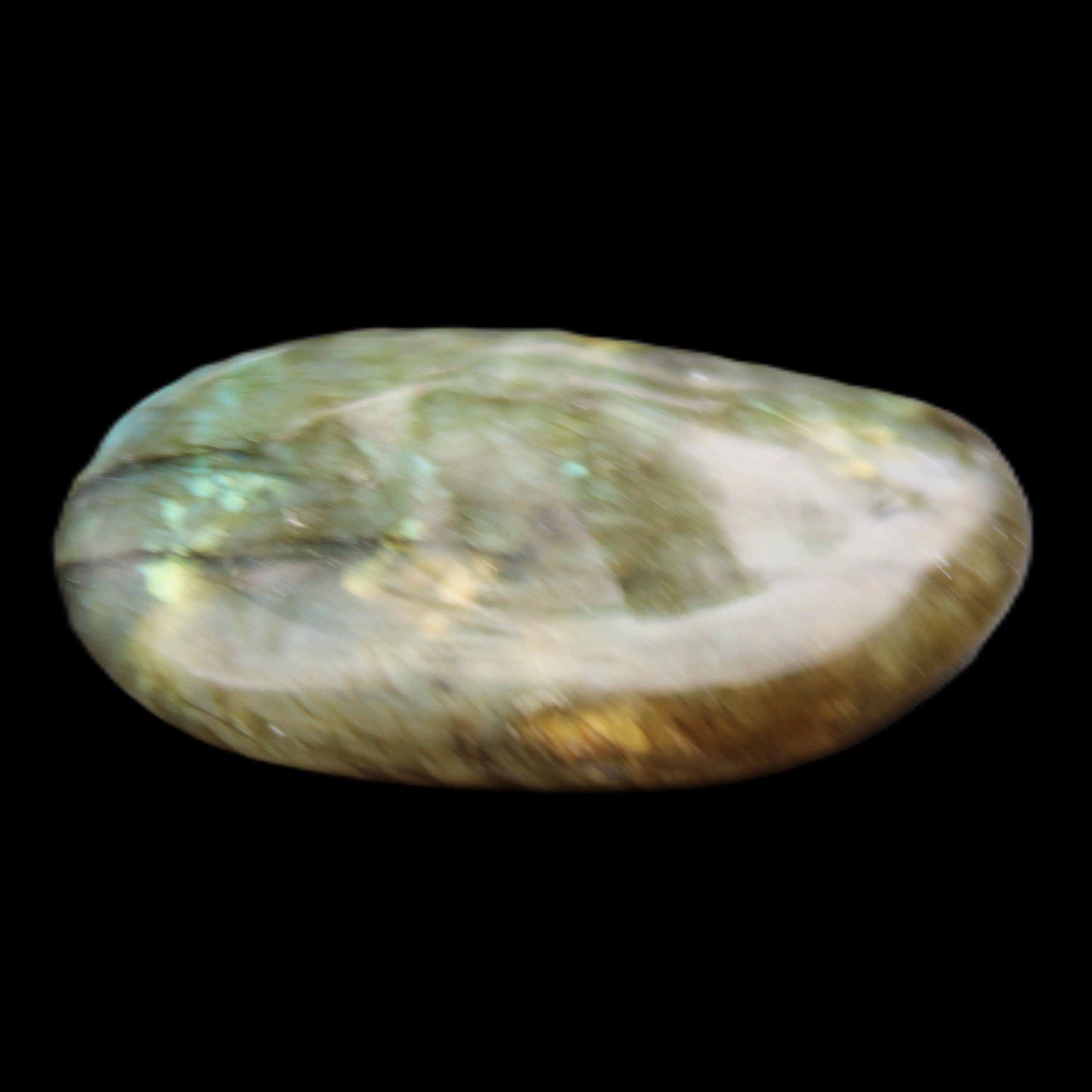 Labradorite palmstone 28g in sunlight - Rocks and Things Store