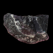 Dark Violet and Rainbow Fluorite geode section 55.9g in sunlight - Rocks and Things Store