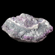 Dark Violet and Rainbow Fluorite geode section 55.9g in sunlight - Rocks and Things Store