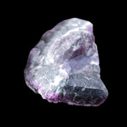 Dark Violet and Rainbow Fluorite geode section 55.9g in sunlight - Rocks and Things Store