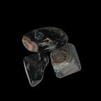 Blue Tigers Eye 3 tumbled stones 11-12g Rocks and Things