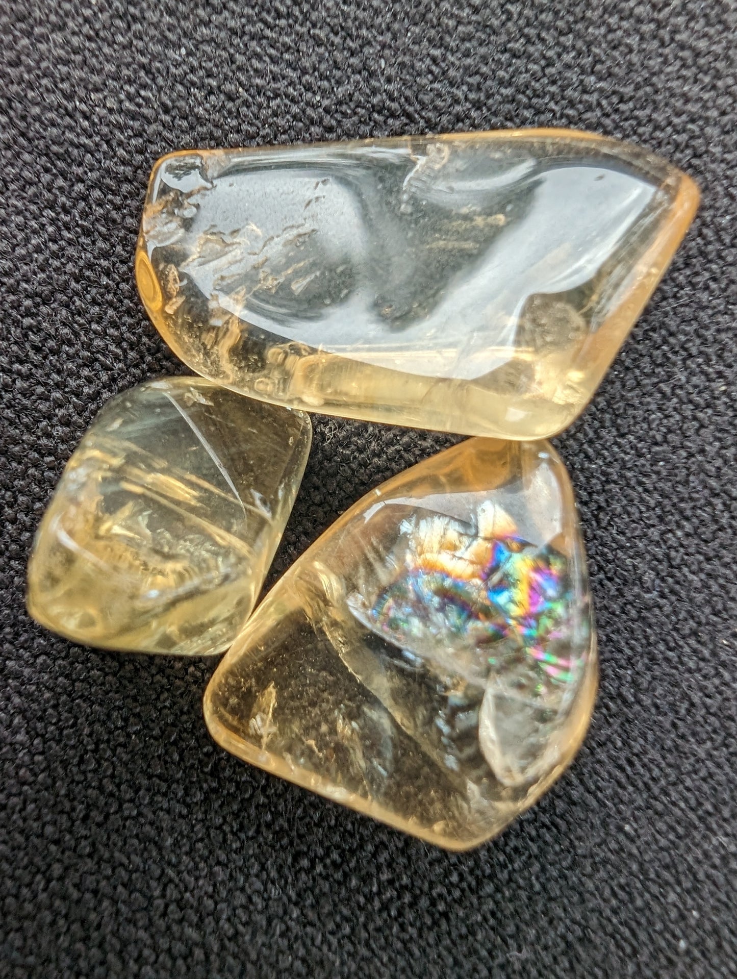 Citrine 2/3 high-quality polished crystals 5g