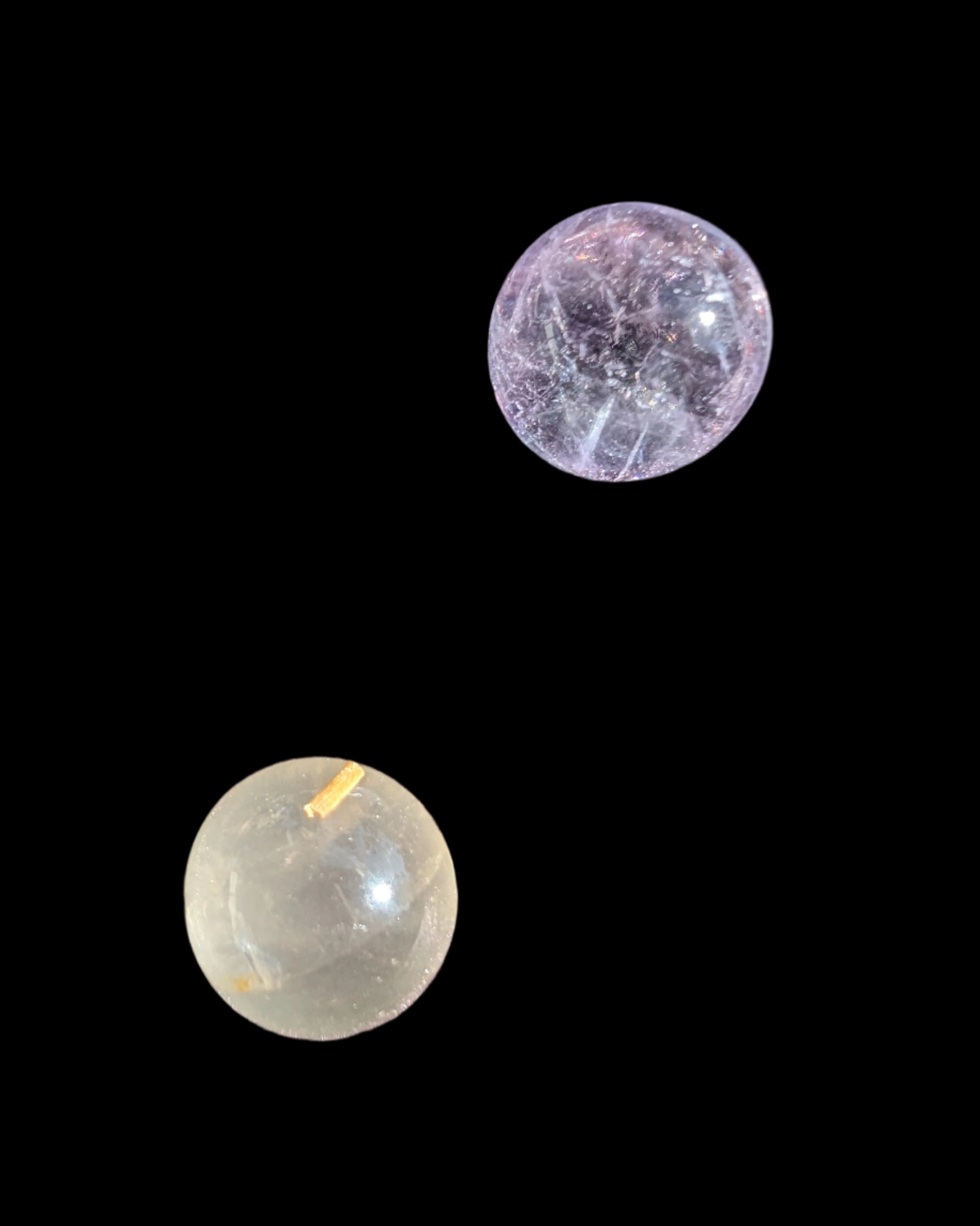 Amethyst and Citrine tiny spheres 7-9g - Rocks and Things Store