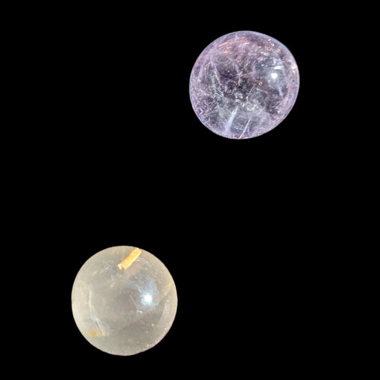 Amethyst and Citrine tiny spheres 7-9g - Rocks and Things Store