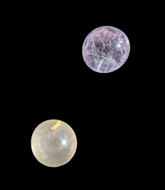 Amethyst and Citrine tiny spheres 7-9g - Rocks and Things Store