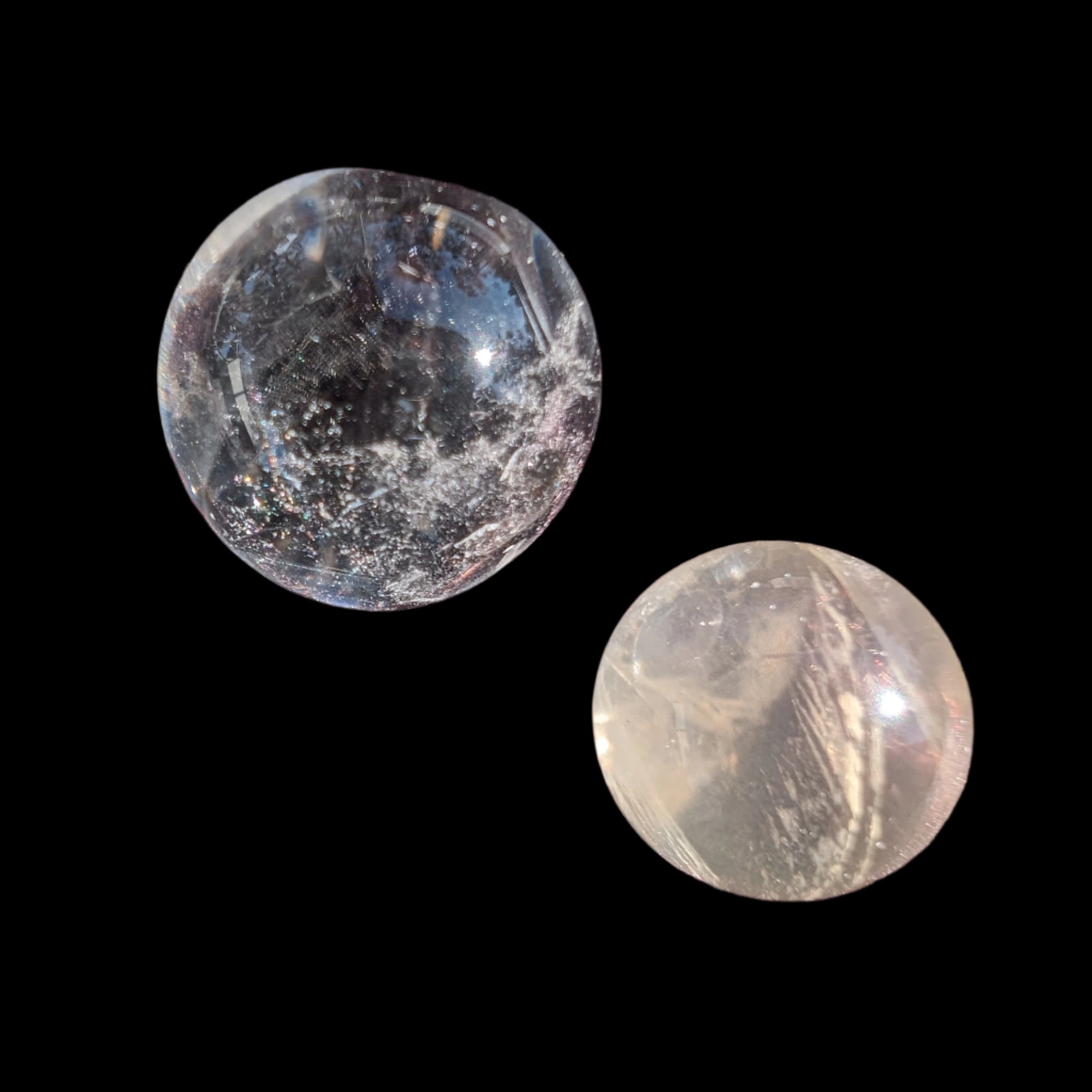 Amethyst and Citrine tiny spheres 7-9g - Rocks and Things Store