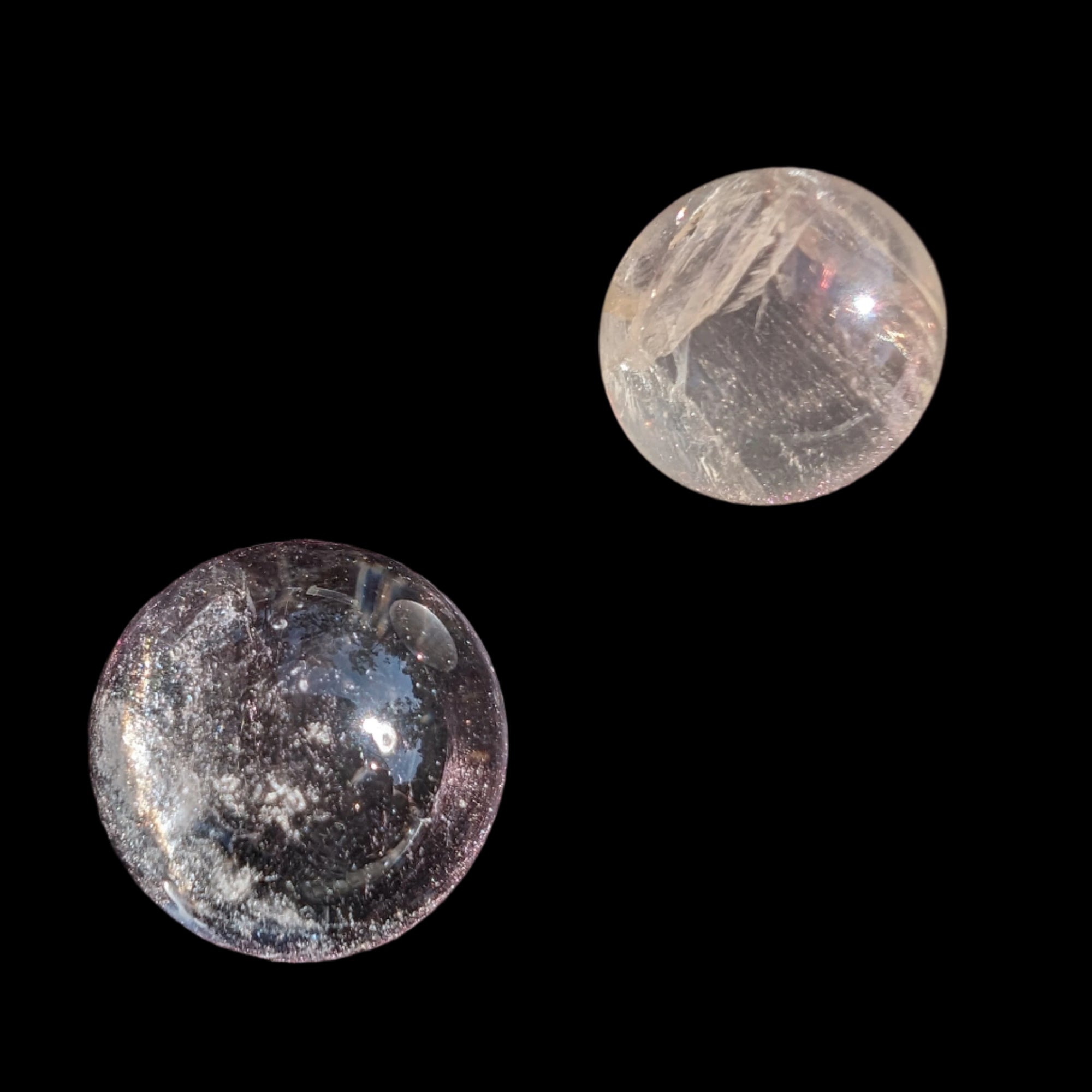 Amethyst and Citrine tiny spheres 7-9g - Rocks and Things Store