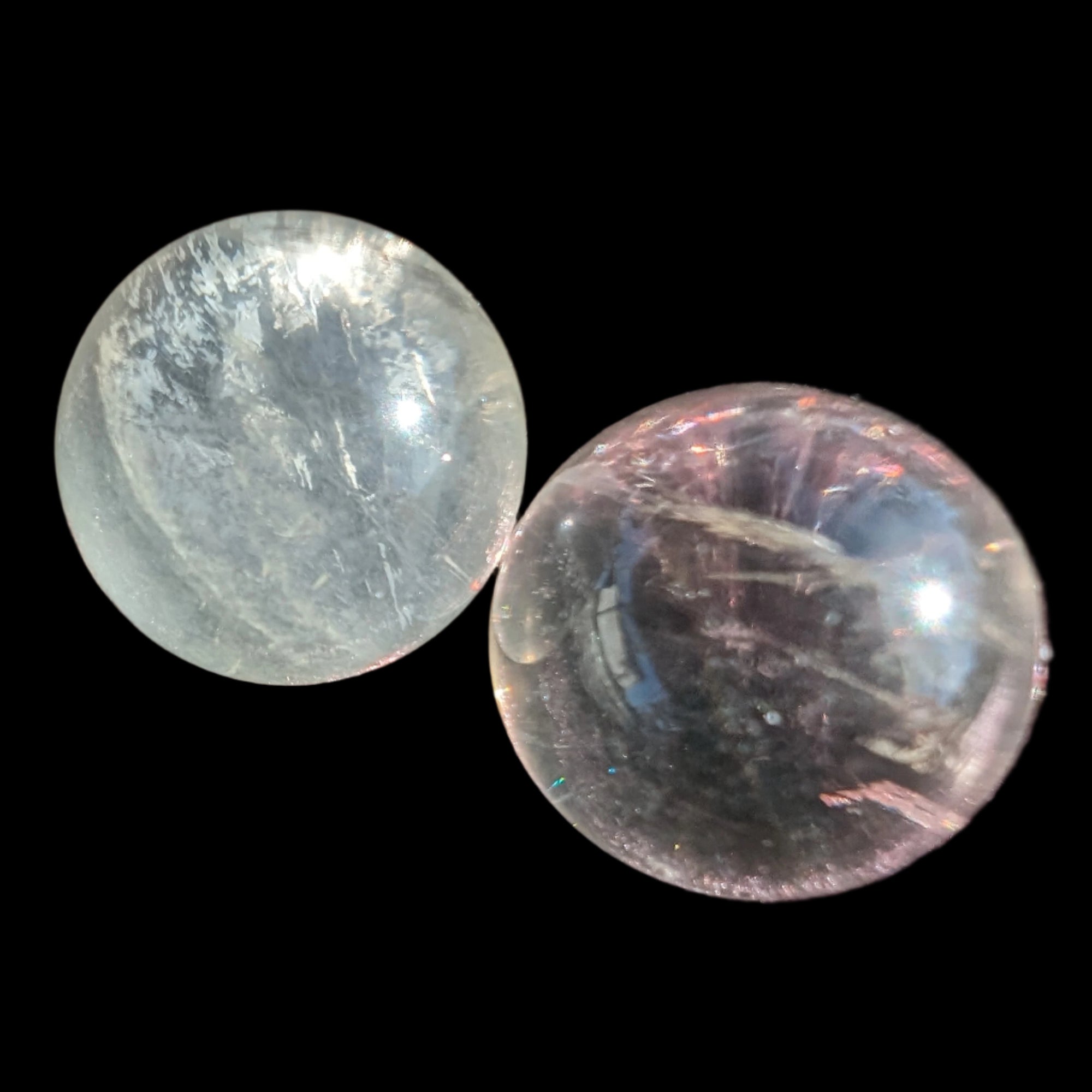 Amethyst and Citrine tiny spheres 7-9g - Rocks and Things Store