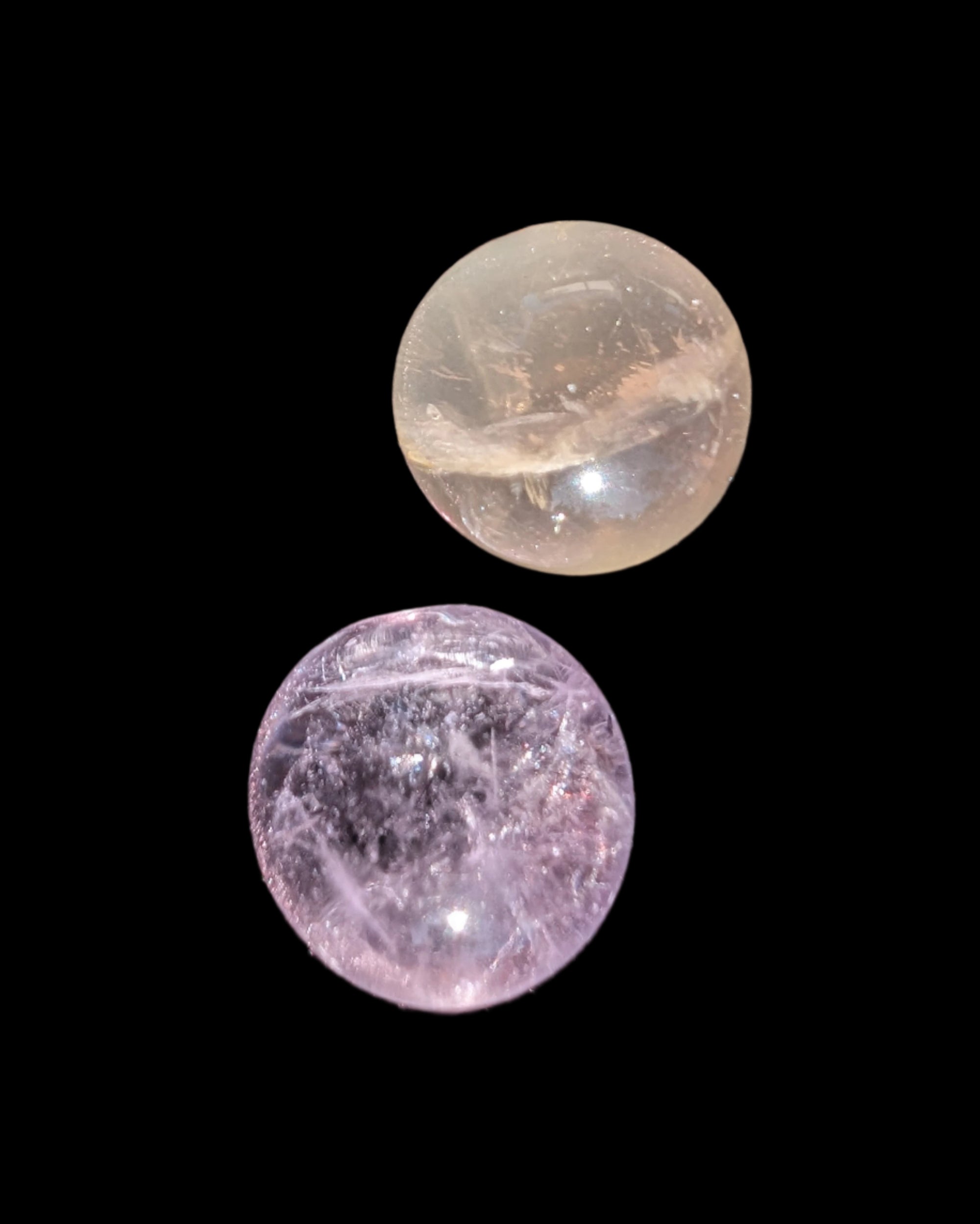 Amethyst and Citrine tiny spheres 7-9g - Rocks and Things Store