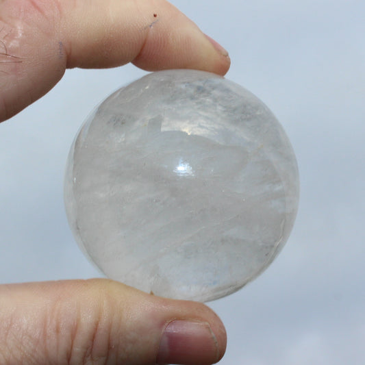 Clear Quartz sphere 54mm 224g