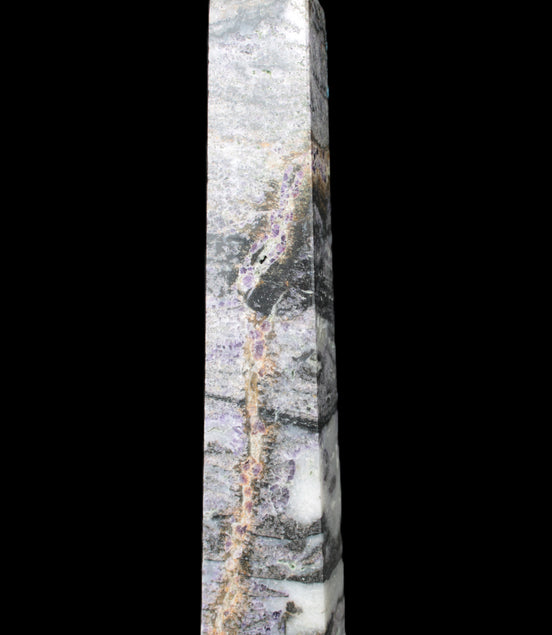 Purple Fluorite obelisk 515g Rocks and Things