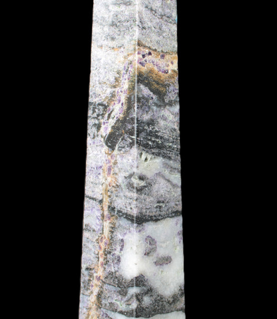 Purple Fluorite obelisk 515g Rocks and Things
