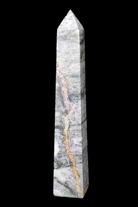 Purple Fluorite obelisk 515g Rocks and Things