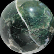 Moss Agate sphere 917g - Rocks and Things Store