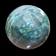 Moss Agate sphere 917g - Rocks and Things Store
