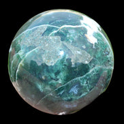 Moss Agate sphere 917g - Rocks and Things Store