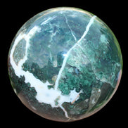Moss Agate sphere 917g - Rocks and Things Store