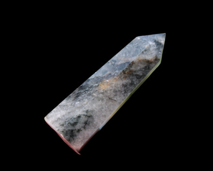 Black hair ghost Quartz wand 39g - Rocks and Things Store