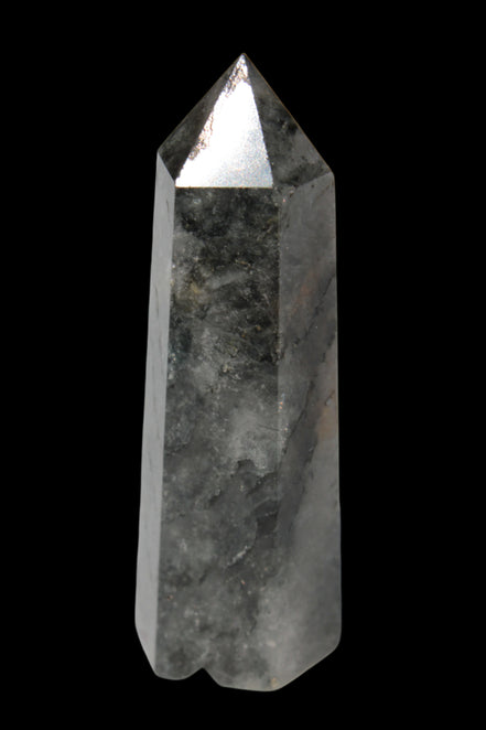 Black hair ghost Quartz wand 39g - Rocks and Things Store