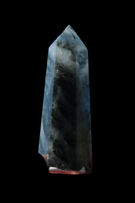 Black hair ghost Quartz wand 39g - Rocks and Things Store