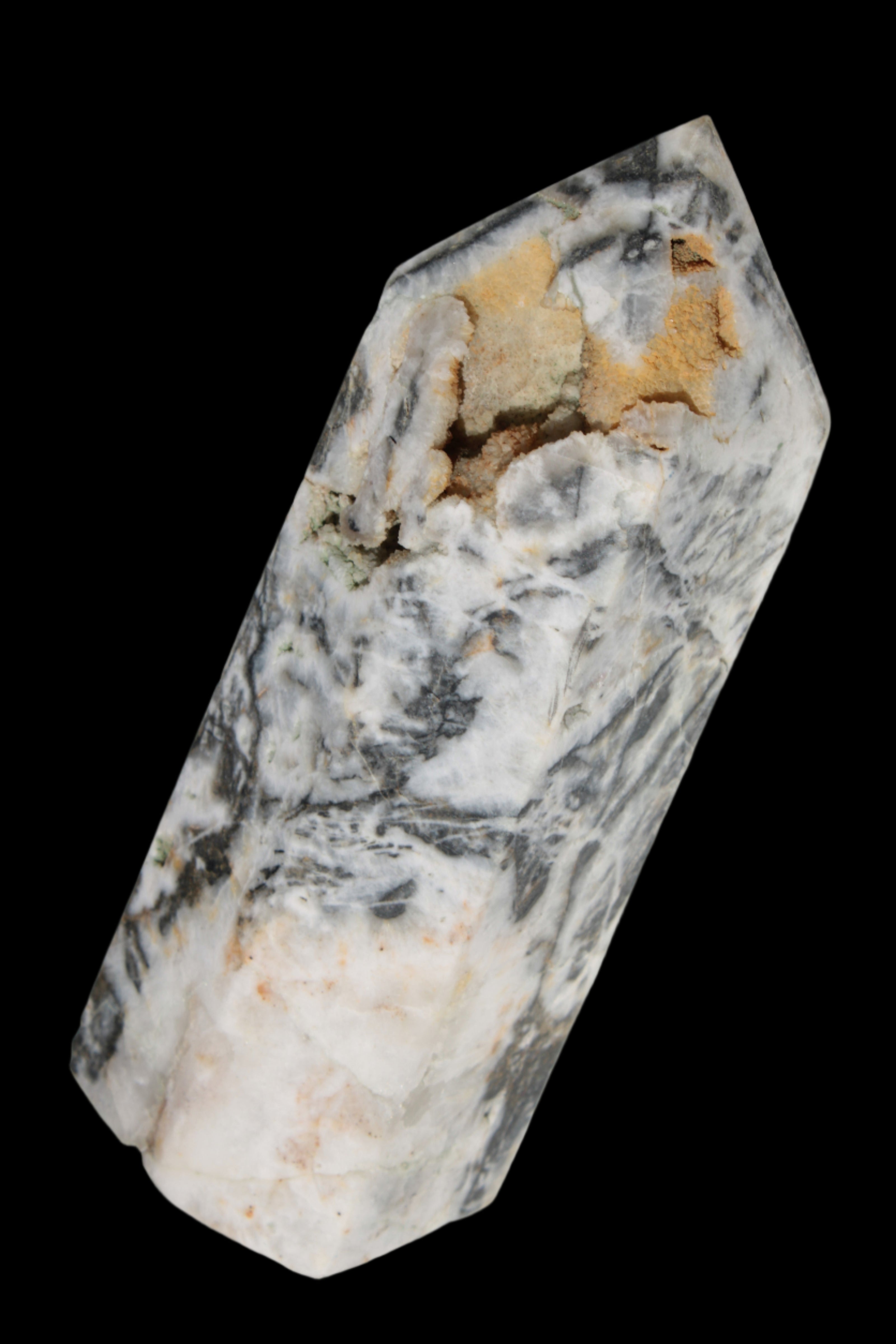 Purple Fantasy Fluorite obelisk drusy 1078g in sunlight - Rocks and Things Store