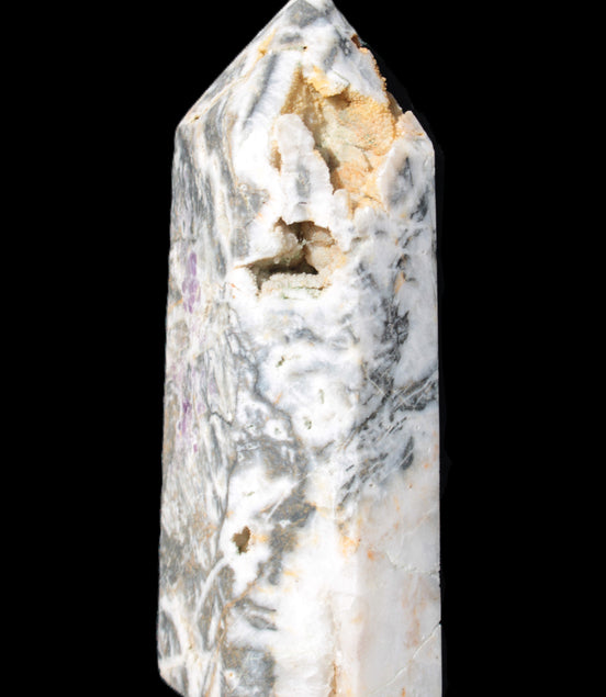 Purple Fantasy Fluorite obelisk druzy 1078g Rocks and Things