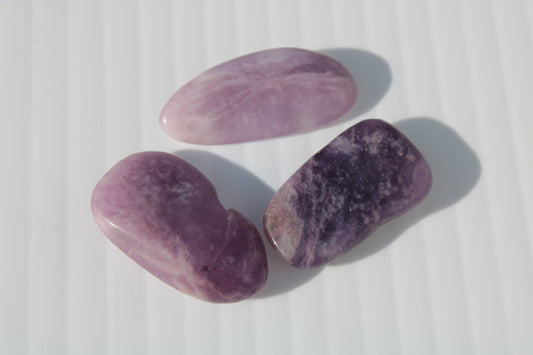 Lepidolite 2/3 tumbled stones 10-12g Rocks and Things