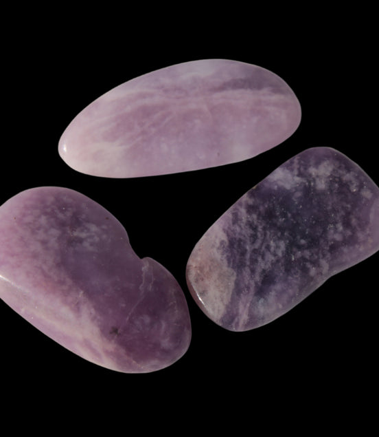 Lepidolite 2/3 tumbled stones 10-12g in sunshine - Rocks and Things Store
