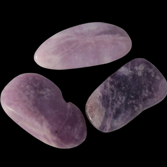 Lepidolite 2/3 tumbled stones 10-12g in sunshine - Rocks and Things Store